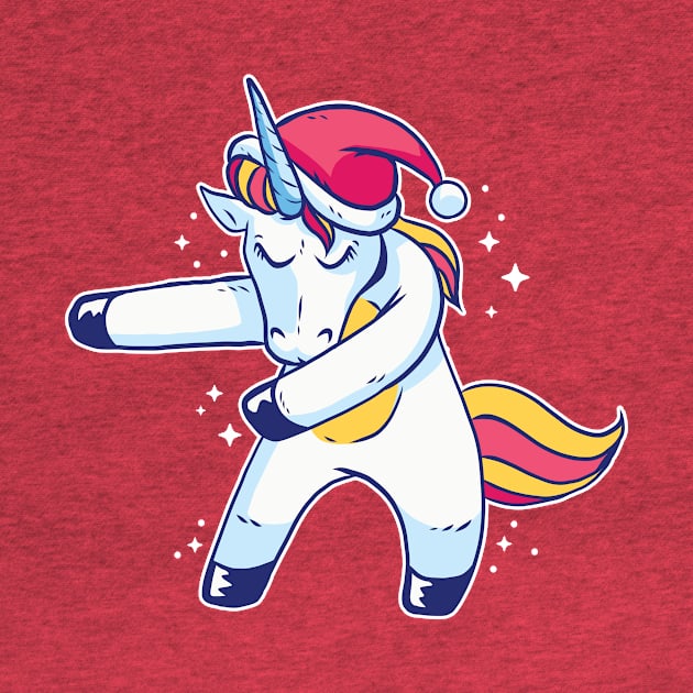 Christmas Unicorn Dab! by rjzinger